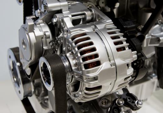 An automobile engine's alternator essentially serves as an electric generator.