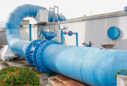 Many municipal water treatment plants process millions of gallons of wastewater each day.