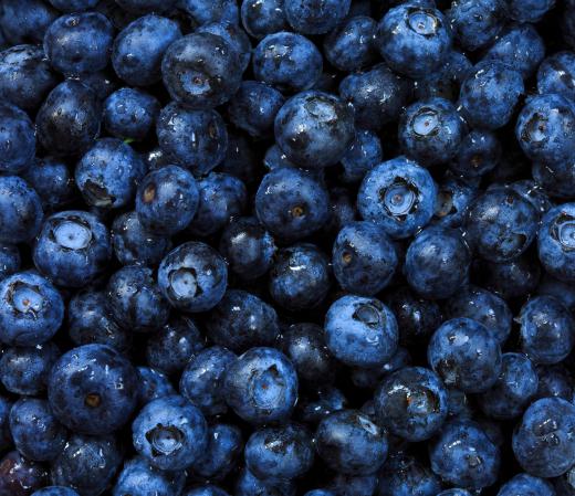 Blueberries are a good source of antioxidants.