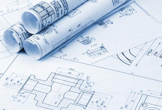 Working closely with blueprints is an important part of a project engineer's job.