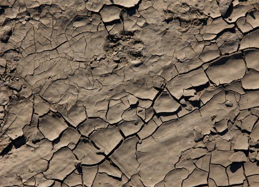 Atmospheric water is trapped in clouds during drought.