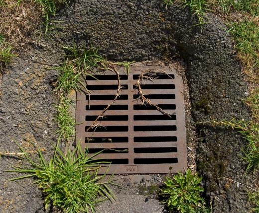 Drainage design is typically required on all public and private construction projects to manage water flow as protection against flooding.