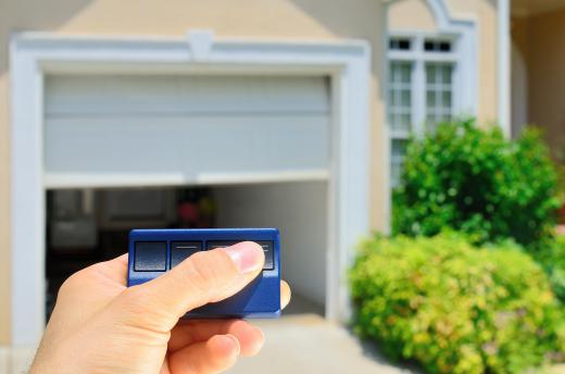 Garage door openers have simple light sensors.