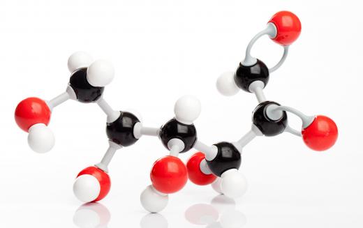 Glucose is broken down to produce energy in aerobic glycolysis.