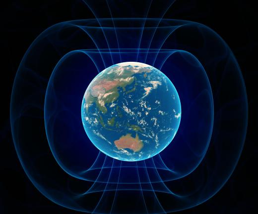 Earth's rotating core is believed to generate its magnetic field.