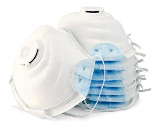 Respirator masks can prevent people from inhaling silica fiber particles that cause health issues.