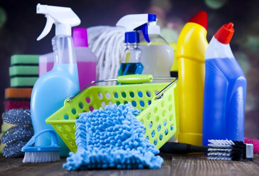 Household disinfectants can help with chemical sterilization.