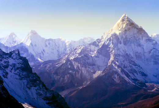 Rope bridges from ancient history have been found in the Himalayas.