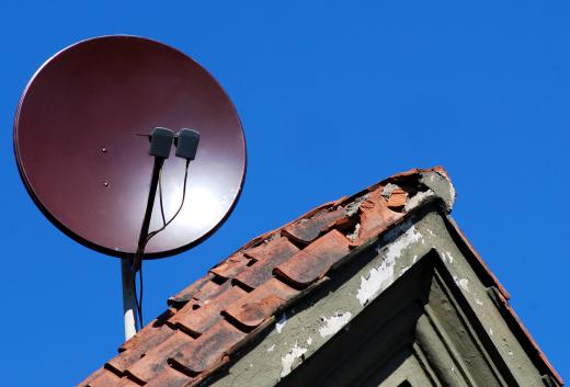 Satellite dishes usually have a concave parabolic design.