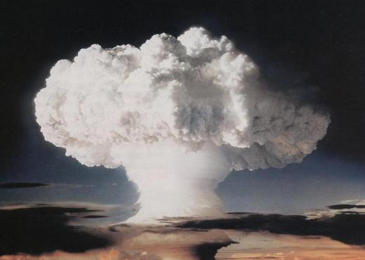 The U.S. often tested its most powerful hydrogen bombs over the Marshall Islands.