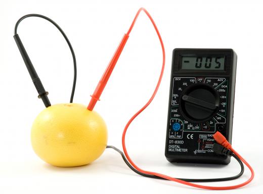 A lemon battery is a classic science experiment.