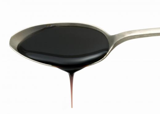 Molasses is a viscous fluid.