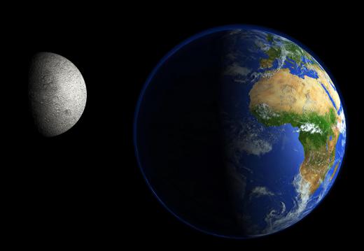 The Earth's moon is a celestial object.