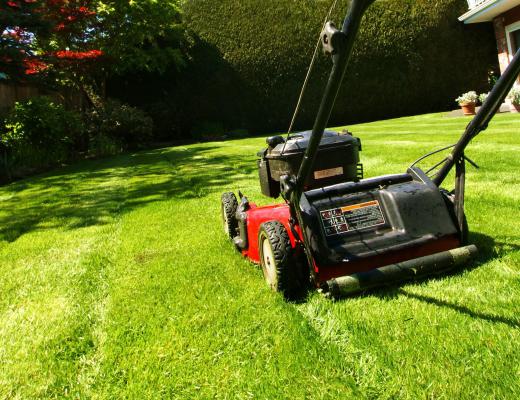 The decibel level of a lawn mower is roughly double that of rainfall and half that of a shotgun blast.