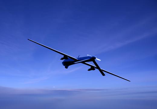 Unmanned drones are often used in areas where known enemies are active.