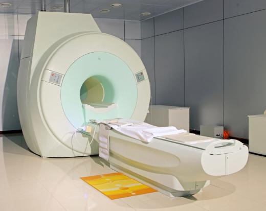 Gadolinium is used as a contrast agent in MRI machines.