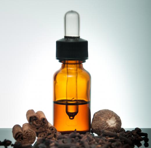 Steam distillation extracts the essential oils from herbs and spices.