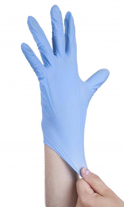 Nitrile gloves are extremely puncture resistant.
