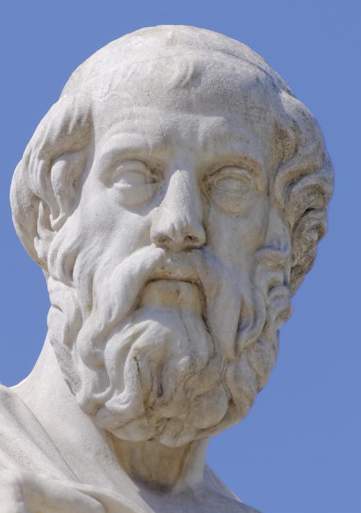 Plato invented the idea of the lost continent of Atlantis.