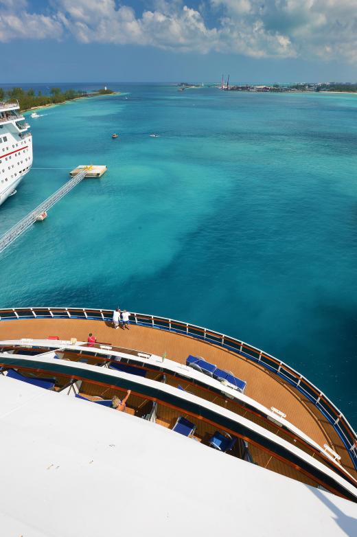 Multi-level cruise ships require specialized architecture.