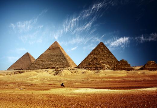 The Great Pyramid was built around 2560 BCE.