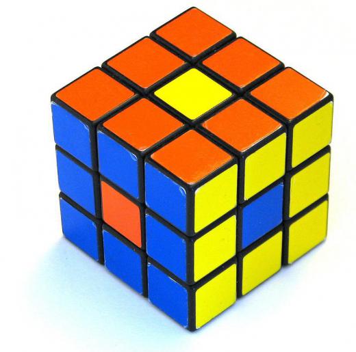 A toy cube.