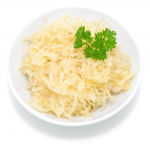 Sauerkraut contains acidophilus, a probiotic.