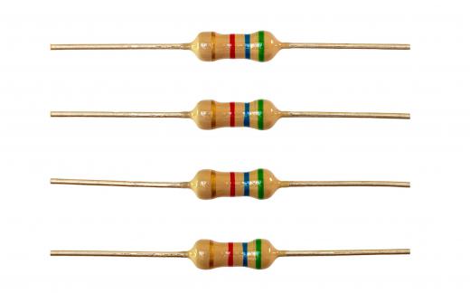 A fixed resistor is used to reduce the flow of electricity.