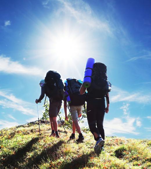 Hikers often use topo maps.