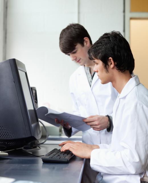 Bioinformatics is a field which uses computers to store and analyze molecular biological information.