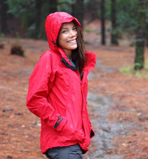 Rain jackets should be included in a geologist's supplies for rainy weather.