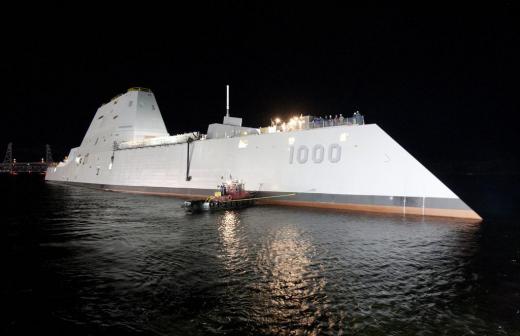 The US navy's Zumwalt class destroyer was designed to easily receive rail gun retrofits in the future.